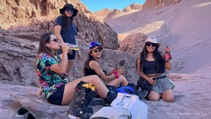 Sandboarding in Valle de la Muerte — photo from the booking listing, Atacama Desert, San Pedro de Atacama